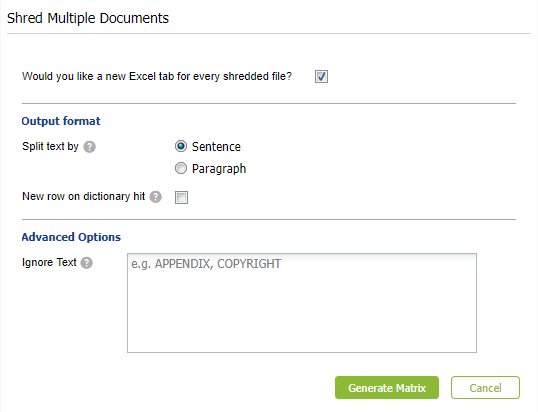 Compliance Matrix - VisibleThread Docs 2.14