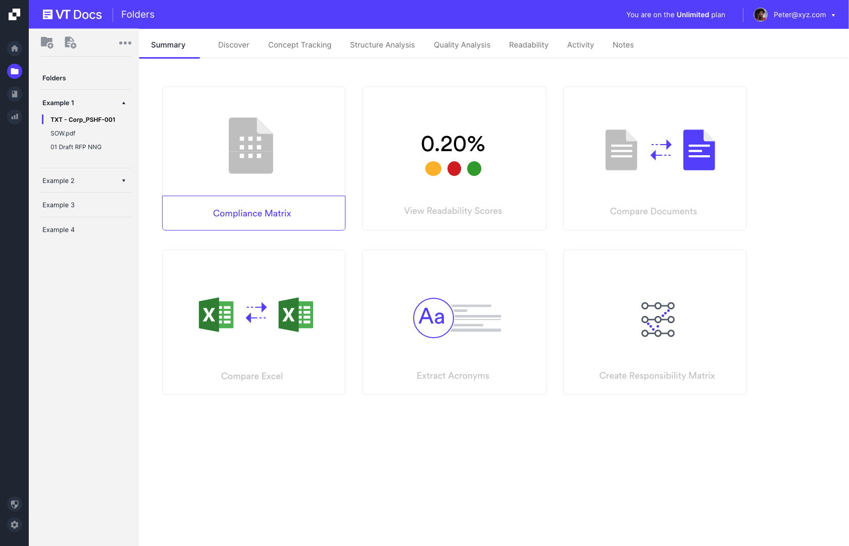 VT Docs - rfp software