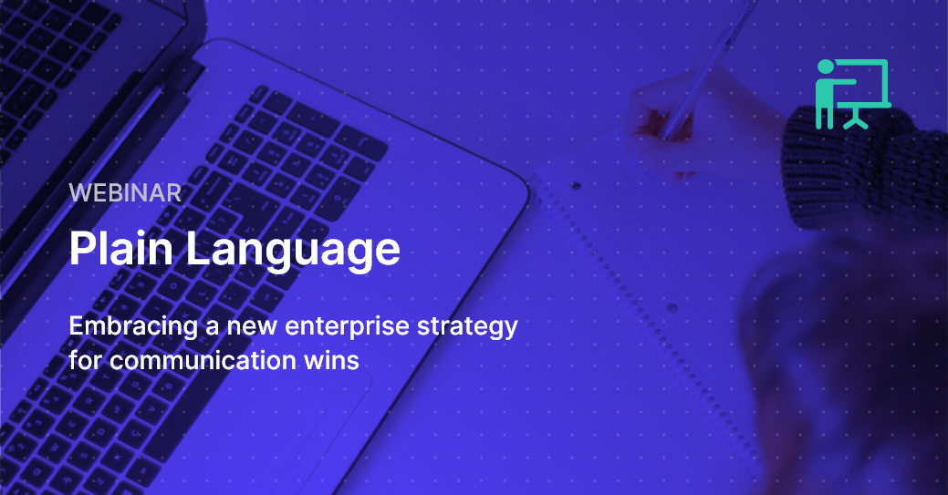 Plain language communication strategy