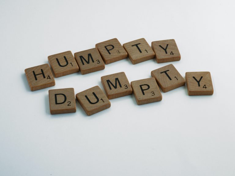 Humpty Dumpty - Plain Language