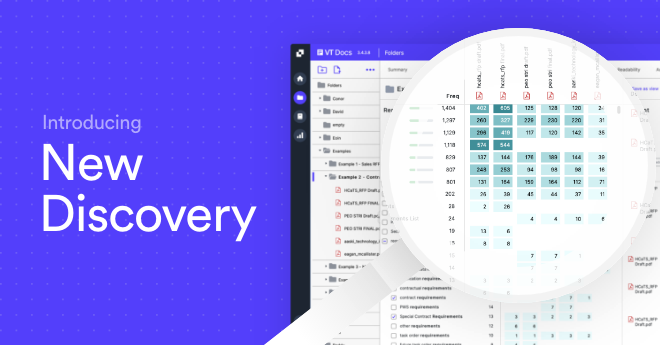 Introducing New Discovery: AI-powered thematic discovery in VT Docs-powered thematic discovery in VT Docs