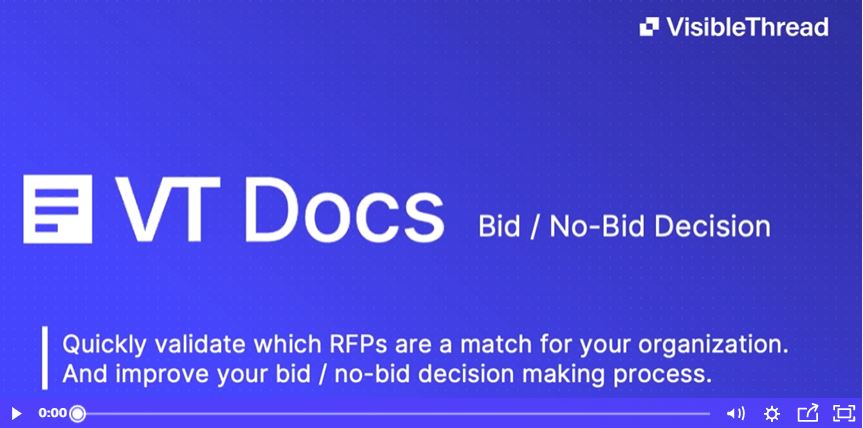 bid no bid decision