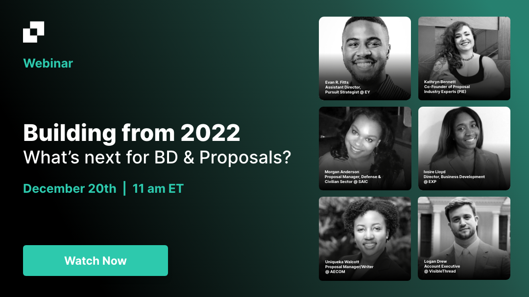 Building from 2022 - BD & Proposals