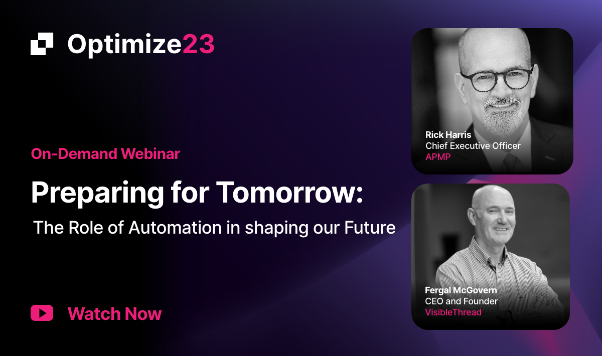 Optimize23 - the role of automation