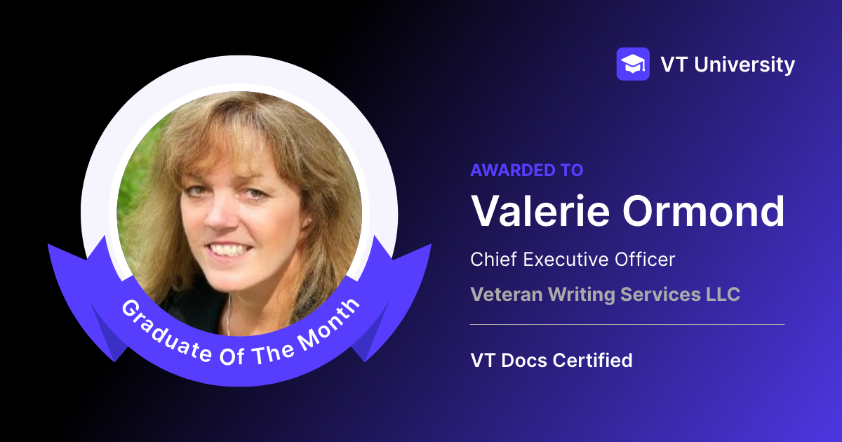 VT University August Graduate Of The Month