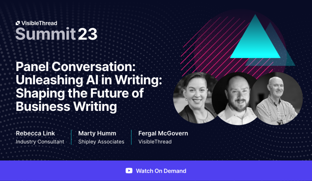 Panel Conversation: Unleashing AI in Writing: Shaping the Future of Business Writing