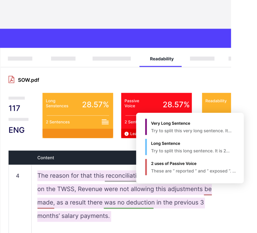 RFP Software - Readability
