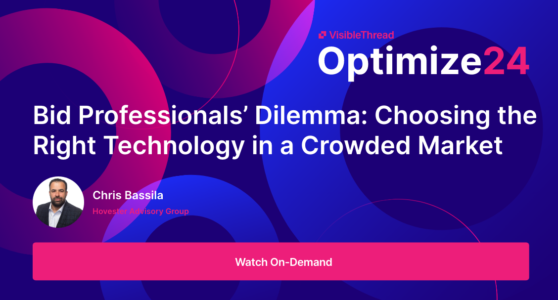 Bid Professionals Choosing the Right Technology - Optimize24