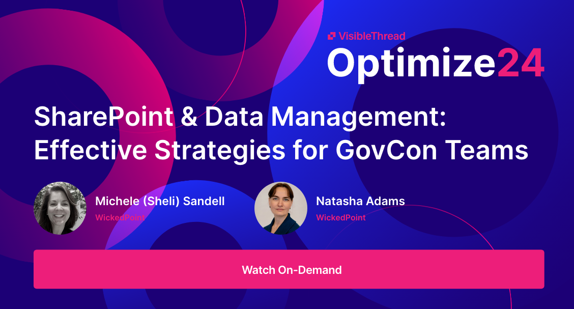 SharePoint & Data Management: Effective Strategies for GovCon Teams