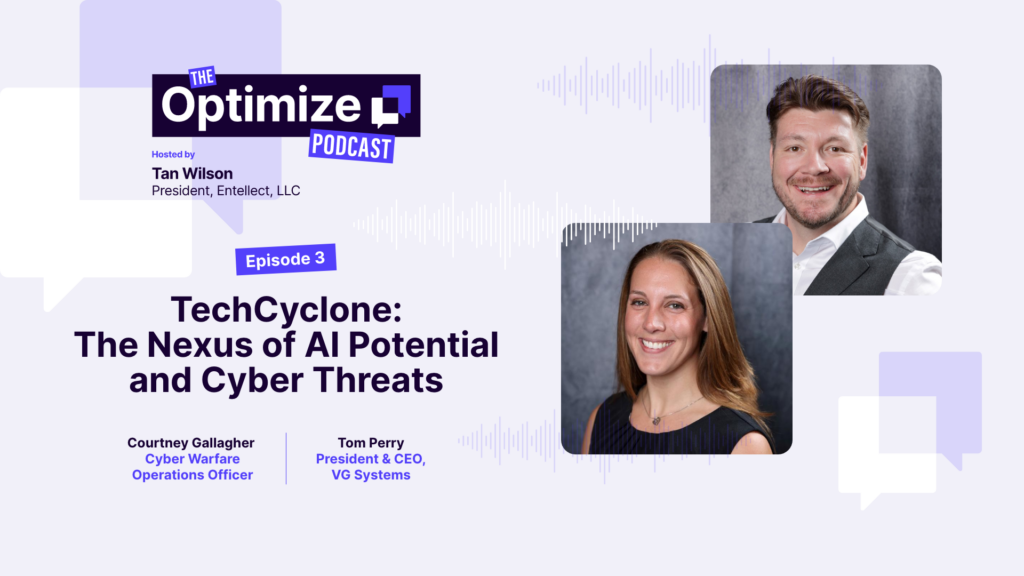 Video Thumbnail Optimize Podcast Episode 3 - TechCyclone- The Nexus of AI Potential and Cyber Threats