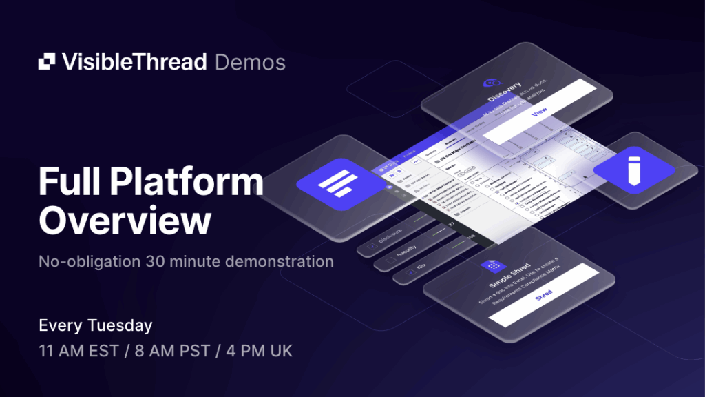 VisibleThread Full Platform Overview