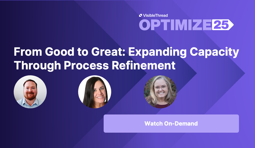 From Good to Great: Expanding Capacity through Process Refinement