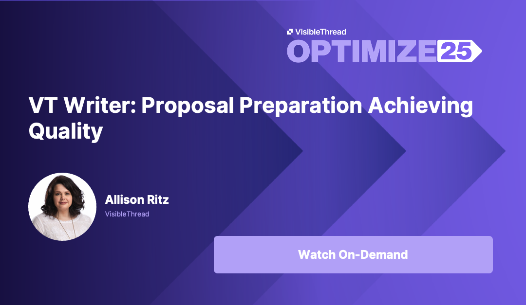 VT Writer: Proposal Preparation Achieving Quality