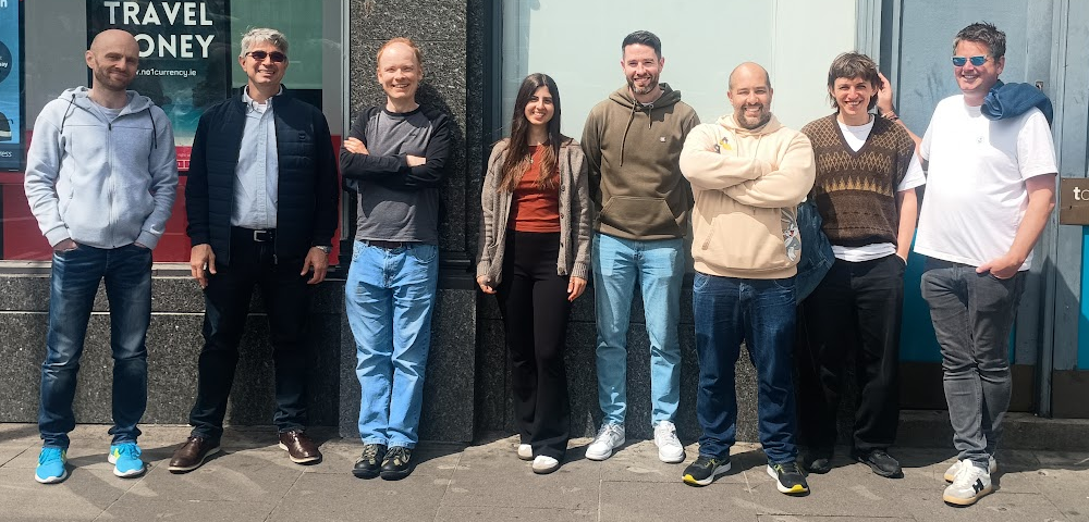 Engineering team walk