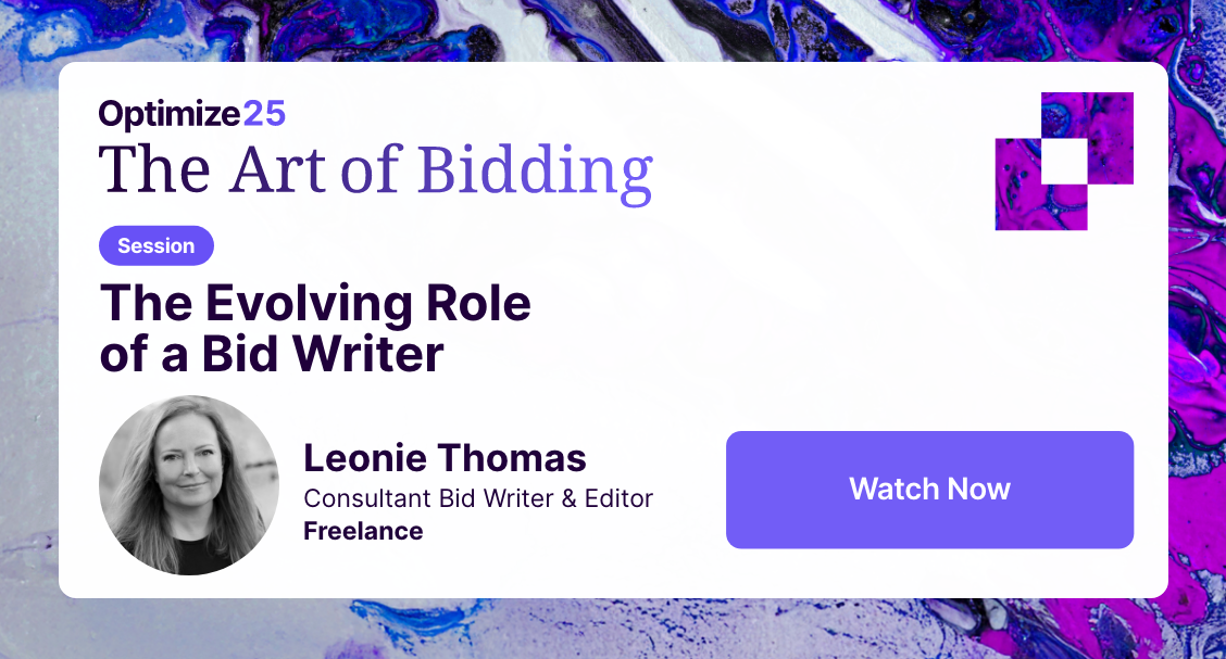 The Evolving Role of a Bid Writer