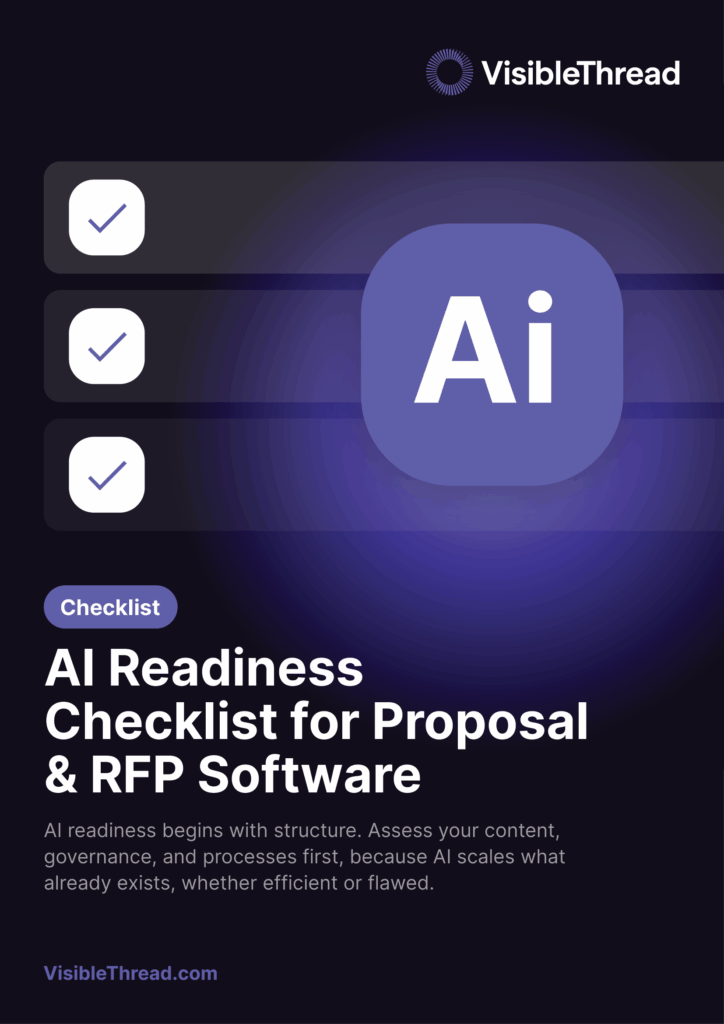 AI Readiness Checklist for Proposal & RFP Software