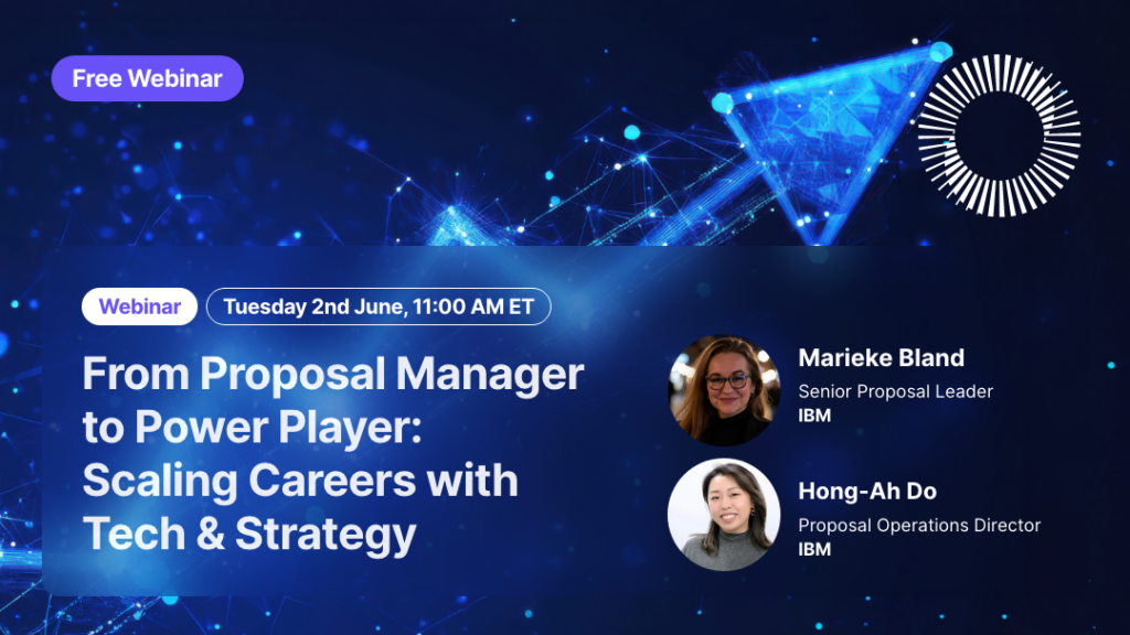 From Proposal Manager to Power Player