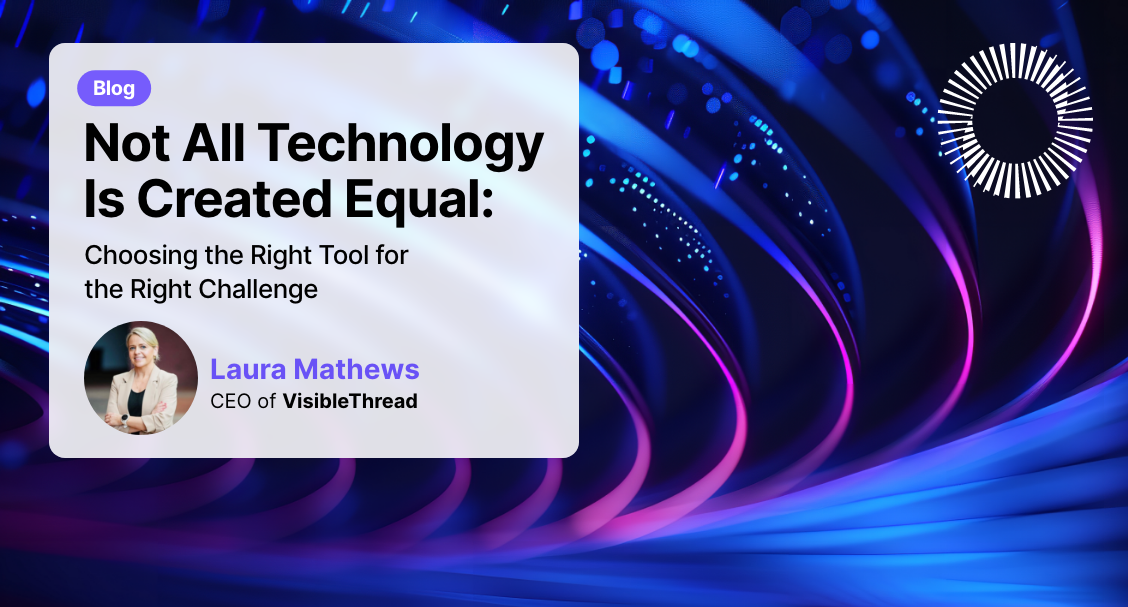 Am All Technology Not All Technology Is Created Equal: Right Tool for Right Challenge