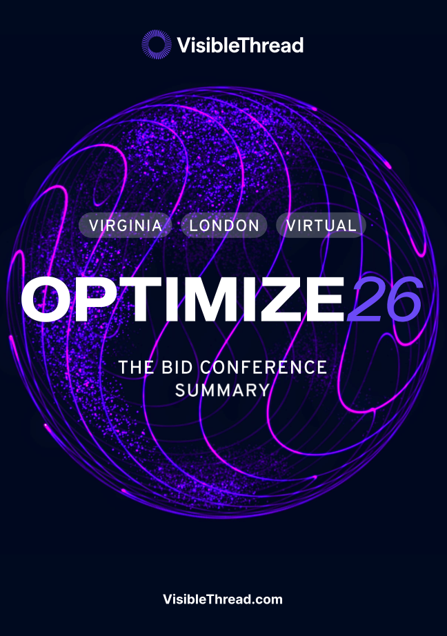 Optimize 26 The Bid Conference Summary