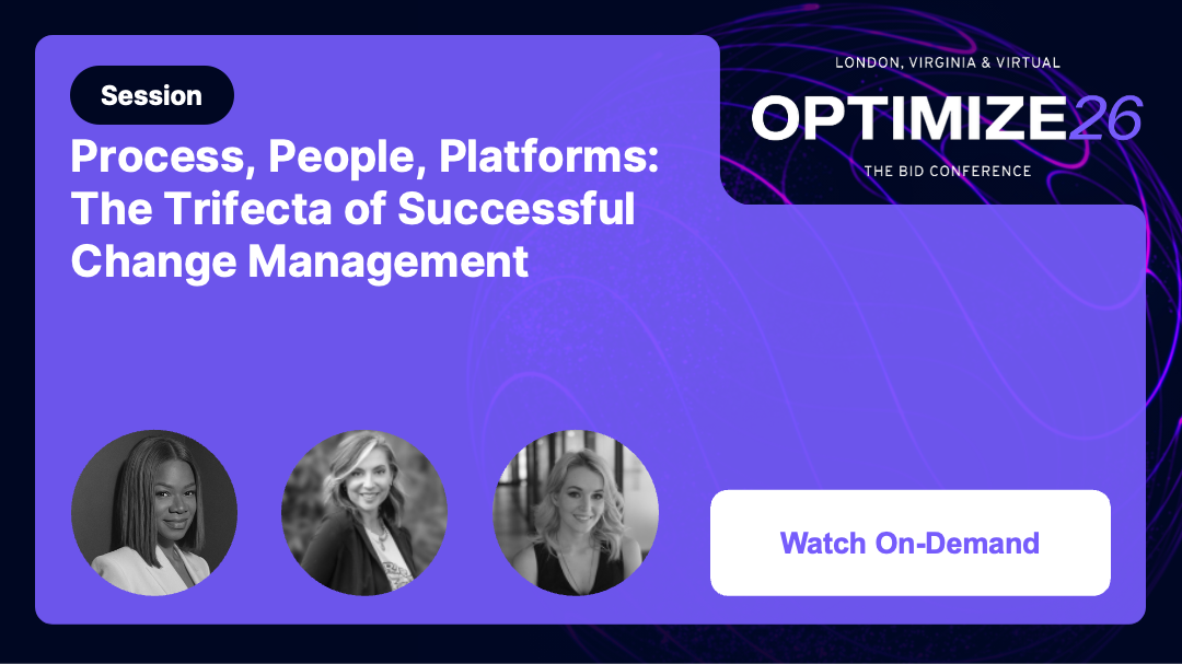 Process, People, Platforms: The Trifecta of Successful Change Management