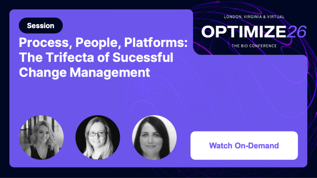 Process, People, Platforms: The Trifecta of Successful Change Management