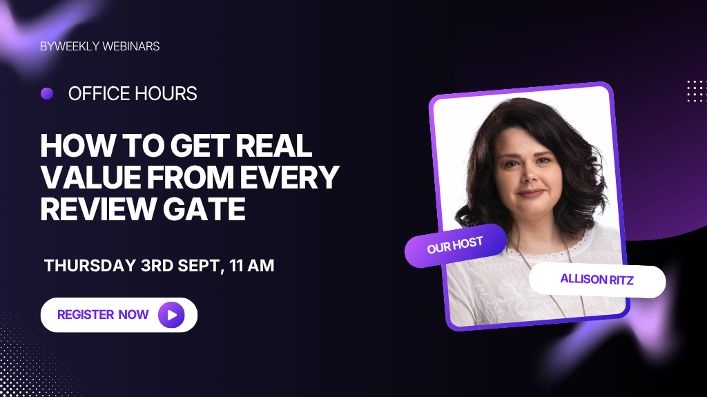How to Get Real Value from Every Proposal Review Gate — VisibleThread event banner